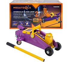 Домкрат подкатной гидравлический MEGATOOLS 2 т, h min 135 мм, h max 300 мм MT-TA82008(61219)