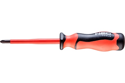 Отвертка Neo Tools PH2 x 6 x 100 мм, 1000 В 04-167