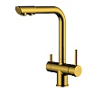 Смеситель для кухни WasserKRAFT A8377, под фильтр, глянцевое золото