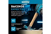 Молоток-гвоздодер Gross American hickory 450г, угол 45, магнит, обрезиненная рукоятка 10415