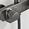 Душевая стойка Black&White Gravity GL-9102-GM оружейная сталь