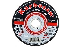 Диск отрезной по нержавеющей стали 125х1х22 мм INOX Karbosan 10400