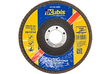 Круг лепестковый торцевой конический Т29 Р150, 125х22 мм KUBIS 07-00-2915