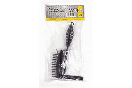 Молоток сварочный (с щеткой) Weld CHIPPING HAMMER 500 g