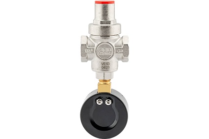 Редуктор давления PROFACTOR поршневой, c манометром 1/2" PF PRV 251.15G