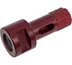 Коронка алмазная вакуумная по камню D18-15W-40L-M14 (18х40 мм; М14) Messer 06-35-018