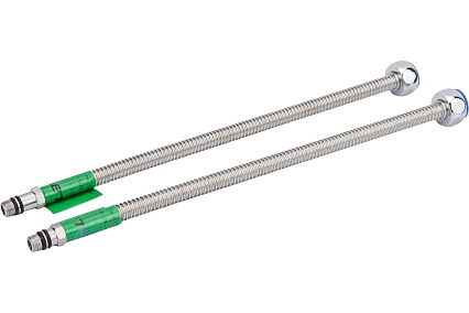 Подводка для смесителя из нержавеющей гофрированной трубы Lavita HF-C300L 1/2хМ10 гайка-штуцер