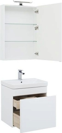Мебель для ванной Aquanet София 60 см белый