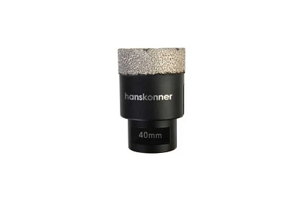 Коронка алмазная 40x150 мм, М14 для УШМ Hanskonner H1055-10-40
