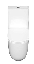 Унитаз-компакт Aquatek Optima Plus AQ4452-00 безободковый, смыв торнадо, с микролифтом
