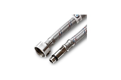 Подводка для смесителя Damento с нержавеющим оплетением, 1/2", М10, 100 см, длинная 8449