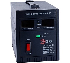 Стабилизатор напряжения Эра СНПТ1000РЦ переносной, ц.д., 90-260В/220В, Б0035294