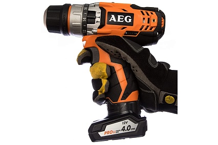 Аккумуляторная ударная дрель-шуруповерт AEG BSB12C2 LI-402B 4935446696