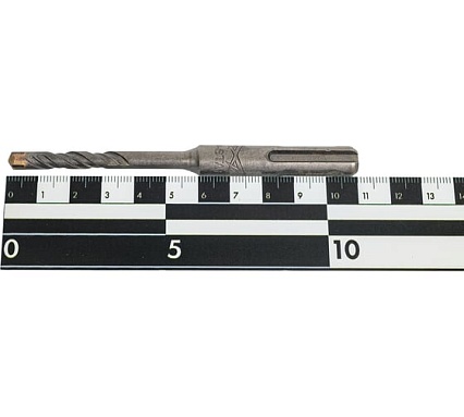Бур по бетону и кирпичу 4 кромки, 6x110 мм, SDS-Plus MD-STARS MD-B4C6Х110