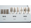 Набор ручных метчиков и плашек Norgau M3-M20, 56 предметов 013904370
