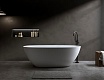 Ванна из искусственного камня Timo Satu SATU1650 165x80 см белый матовый