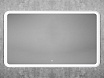 Зеркало Art&Max Genova 120x80 с подсветкой, белый матовый AM-Gen-1200-800-DS-F-White