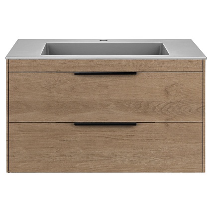 Мебель для ванной Vincea Chiara 2D 80 см N.Oak