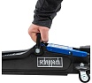 Домкрат подкатной гидравлический Scheppach 2.5т h min 90мм, h max 400мм в кейсе Sch-T830031DS(58997)