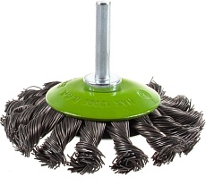 Щетка крученая конусная 75 мм для дрели Дело Техники 272275