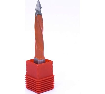 Сверло присадочное сквозное усиленное KJ2-V80204L (8х70 мм; хв-к 10 мм; левое вращение) МНОГОФРЕЗ 6629