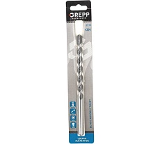 Сверло по кирпичу бетону и камню, закаленное, шлифованное 14х200 мм GREPP 101-14200