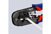 Пресс-клещи для штекеров Knipex RJ (Western), 2 гнезда, RJ 11/12, RJ 45, 190 мм, KN-975110SB