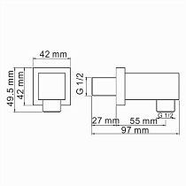 Шланговое подключение WasserKRAFT A089