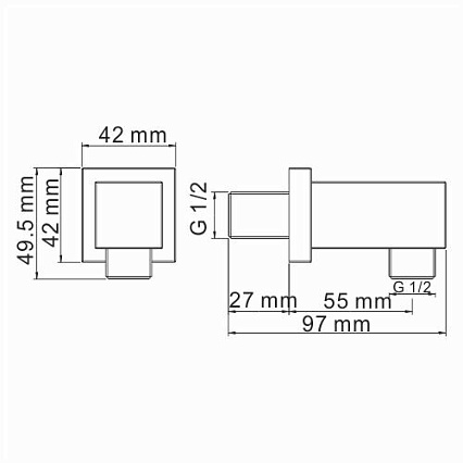 Шланговое подключение WasserKRAFT A089