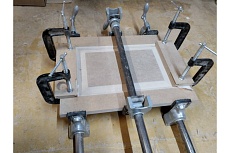 Трубная струбцина 3/4&quot; с поворотной рукояткой EHOMA усилие 600 кг TC-0899