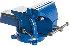 Слесарные тиски 150 мм, поворотные, стальные, с наковальней 11,5кг Griff g164010