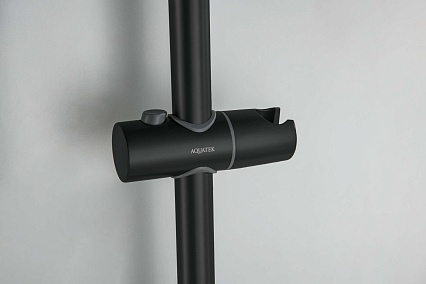 Душевой гарнитур Aquatek Лугано AQ2022MB черный матовый Душевой гарнитур Aquatek Лугано AQ2022MB черный матовый