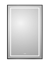 Зеркало BelBagno SPC-KRAFT-500-900-LED-TCH-WARM-NERO 50x90 см антипар, черный