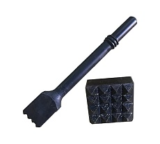 Бучарда квадратная (48х48х320 мм; SDS-MAX; 16 насечек) Пневмо-Трейд БучКв48-48-320-16-12-МО