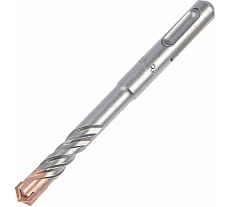 Бур по бетону (6х110 мм; SDS-plus; крестовый наконечник; двойная спираль) Тундра 2771610