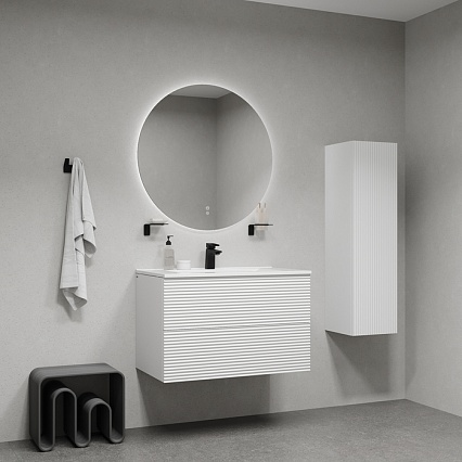 Шкаф пенал Iddis Bild 30 см белый BIL30W0i97