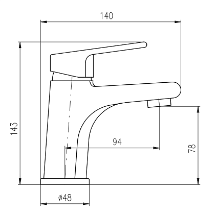 Смеситель для раковины Rav Slezak Colorado CO126.5BZ белый, золото