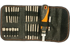 Набор насадок сменных с трещоточной отверткой KENDO 26 предметов, CrV 20528 00000073184