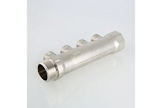 Коллектор Valtec 1&quot;, 3 выхода х 1/2&quot; нар. VTc.500.N.0603