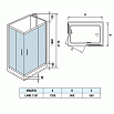 Душевая кабина WeltWasser Laine 1201 120x90 хром, прозрачное