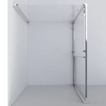 Душевой уголок Vincea Garda VSR-1G9013CLG 130x90 брашированное золото, прозрачный