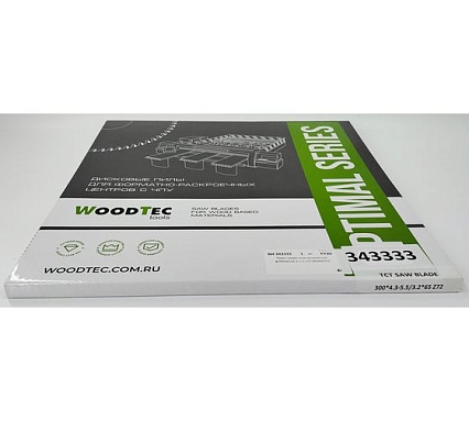 Пила подрезная коническая 300x4.3-5.5/3.2x65 мм, Z72 Woodtec ВИ 343333