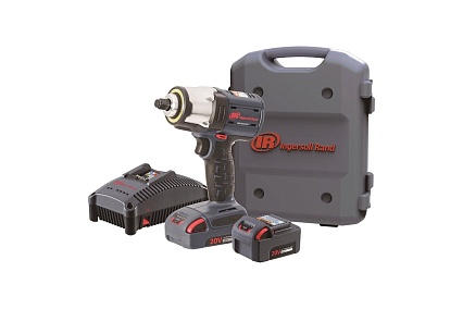 Аккумуляторный ударный гайковерт Ingersoll Rand W5153-K22A-EU 1/2" комплект 47665713001
