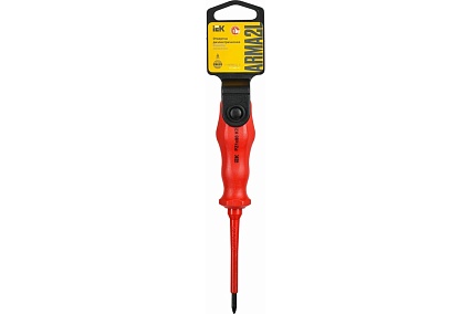 Диэлектрическая отвертка IEK ARMA2L 3 PZ1x80 K2 A2L3-SC30-K2-PZ-10-080