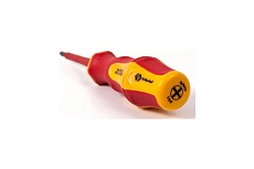 Отвертка диэлектрическая Ultra Grip PH-1 х 80 мм CR-V КОБАЛЬТ 646-492