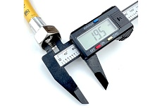 Шланг газовый TUBOFLEX 1/2, 1,0 м вр/вр, желтый 4828384