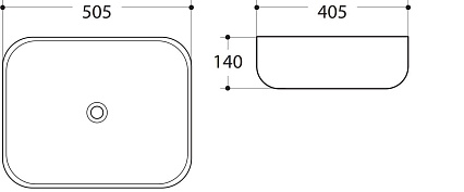 Раковина Art&Max AM-78104 50.5 см белый