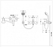 Душевой набор Bravat Simple F00316C