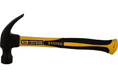 Молоток-гвоздодер с фибергласовой рукояткой Stayer Fiberglass 560 г 2026-560_z01
