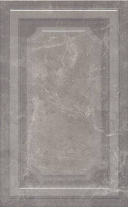 Керамическая плитка Kerama Marazzi Гран Пале серый панель 25х40 см, 6354